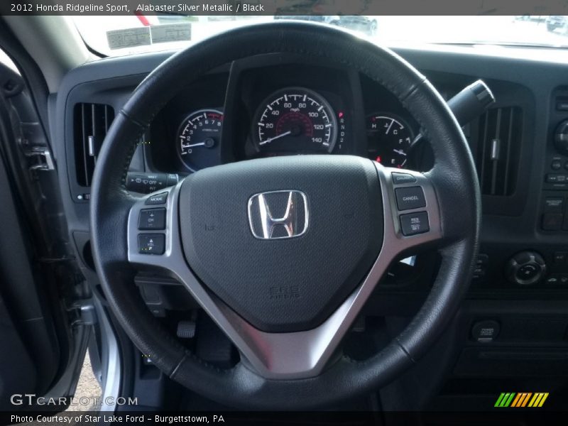 Alabaster Silver Metallic / Black 2012 Honda Ridgeline Sport