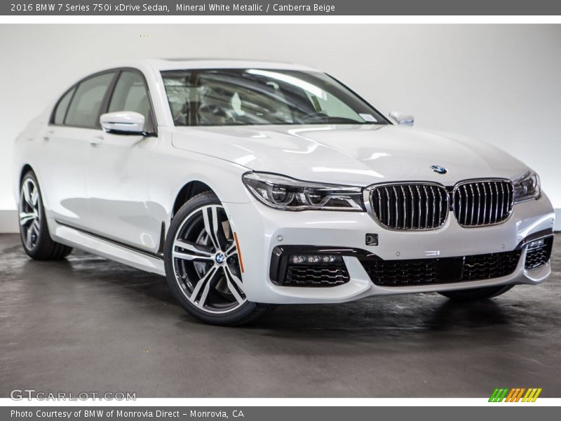 Front 3/4 View of 2016 7 Series 750i xDrive Sedan