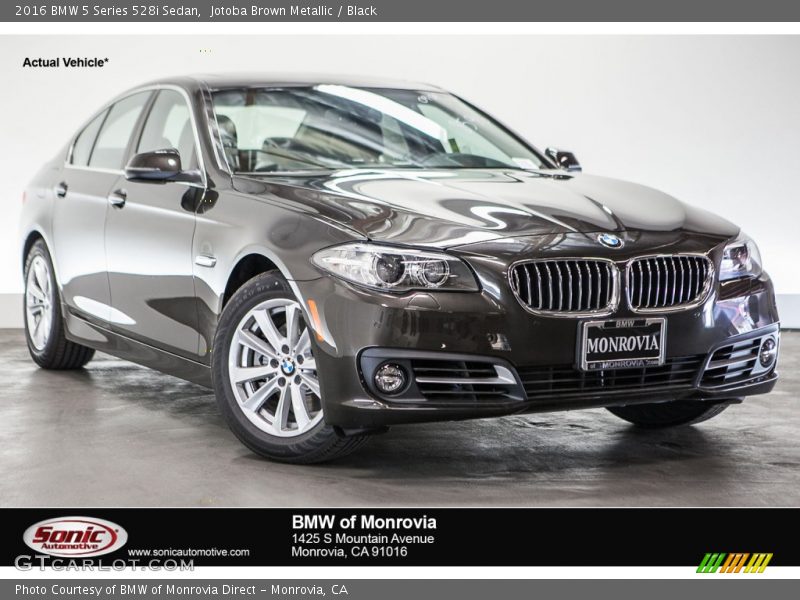Jotoba Brown Metallic / Black 2016 BMW 5 Series 528i Sedan