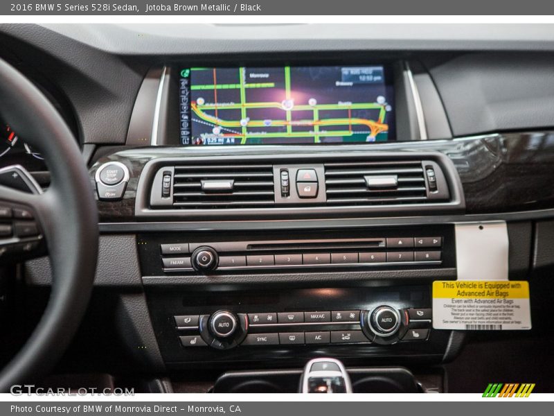 Jotoba Brown Metallic / Black 2016 BMW 5 Series 528i Sedan
