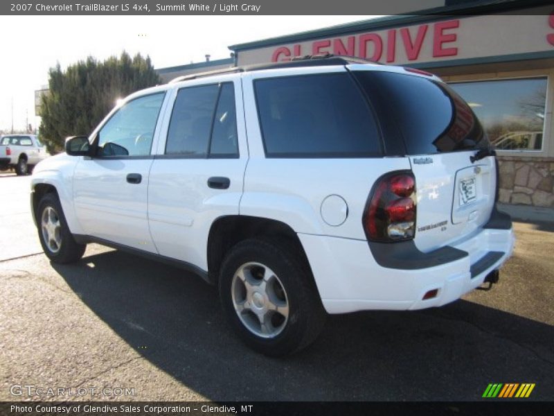 Summit White / Light Gray 2007 Chevrolet TrailBlazer LS 4x4