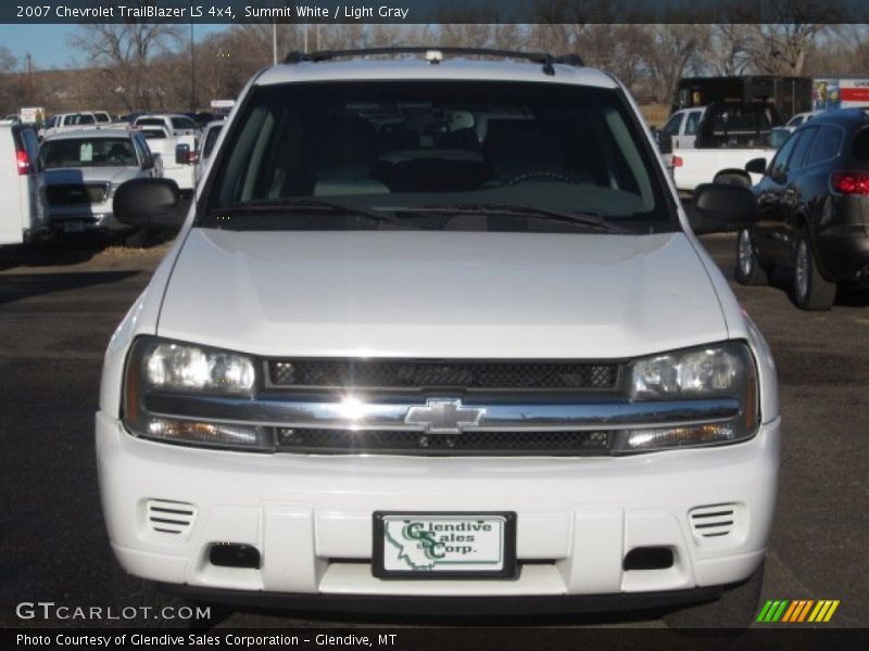 Summit White / Light Gray 2007 Chevrolet TrailBlazer LS 4x4