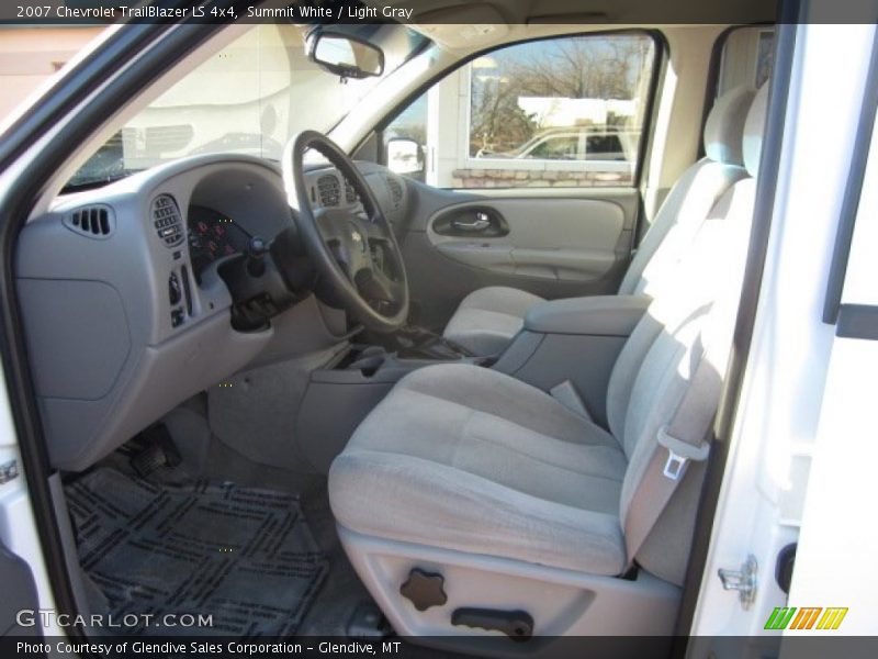 Summit White / Light Gray 2007 Chevrolet TrailBlazer LS 4x4