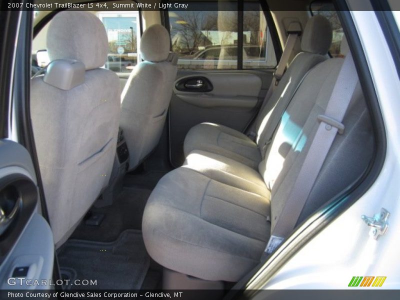 Summit White / Light Gray 2007 Chevrolet TrailBlazer LS 4x4