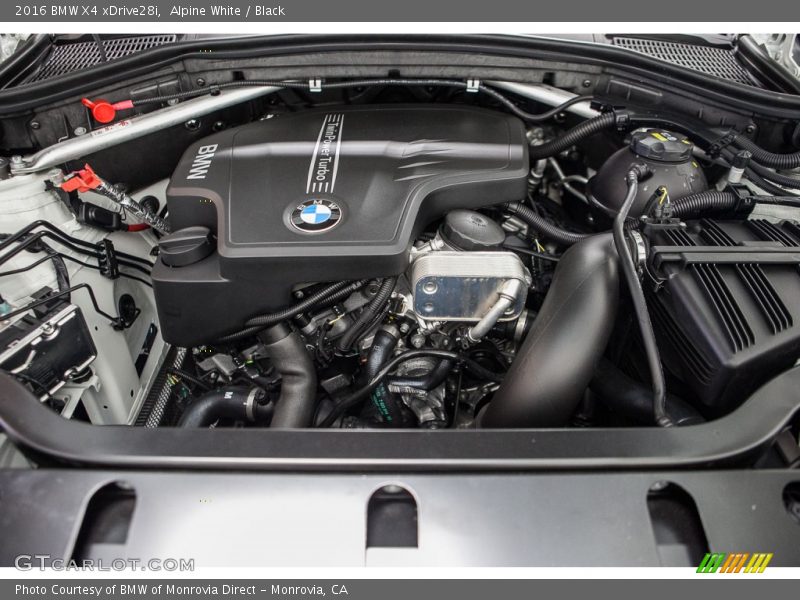 Alpine White / Black 2016 BMW X4 xDrive28i