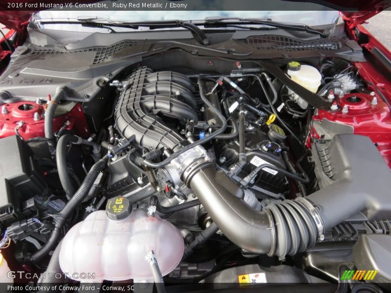  2016 Mustang V6 Convertible Engine - 3.7 Liter DOHC 24-Valve Ti-VCT V6