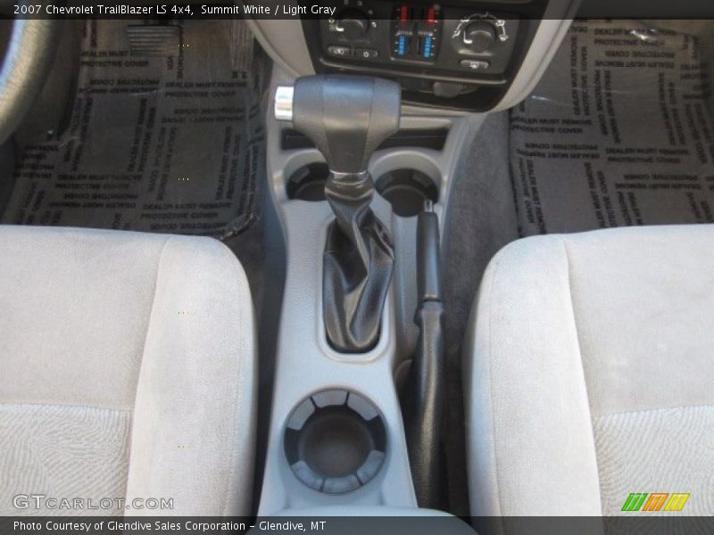 Summit White / Light Gray 2007 Chevrolet TrailBlazer LS 4x4