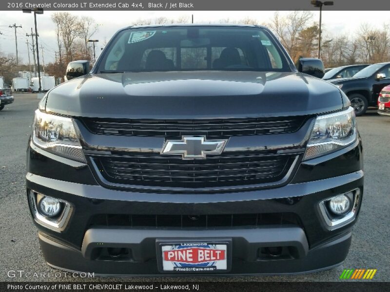 Black / Jet Black 2016 Chevrolet Colorado LT Extended Cab 4x4
