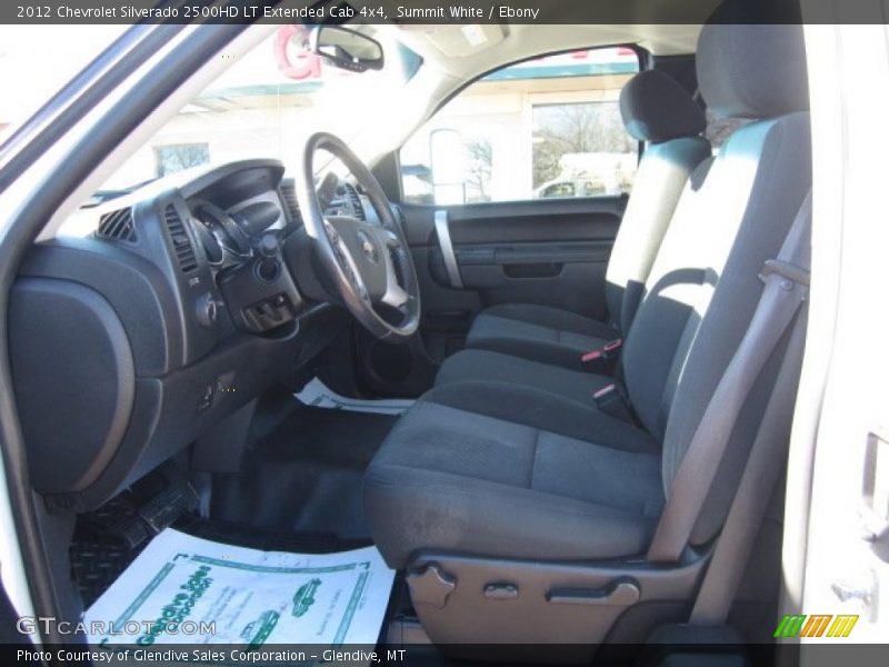 Summit White / Ebony 2012 Chevrolet Silverado 2500HD LT Extended Cab 4x4