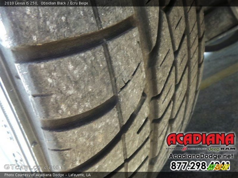 Obsidian Black / Ecru Beige 2010 Lexus IS 250