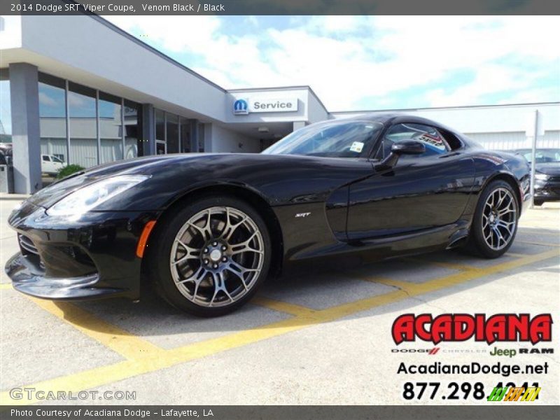 Venom Black / Black 2014 Dodge SRT Viper Coupe