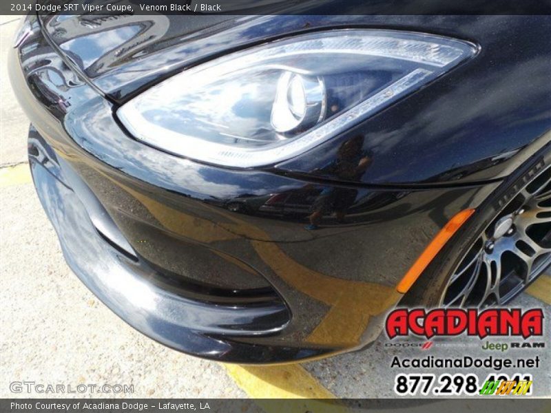 Venom Black / Black 2014 Dodge SRT Viper Coupe