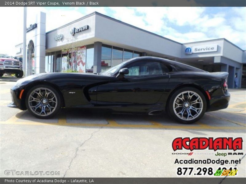 Venom Black / Black 2014 Dodge SRT Viper Coupe