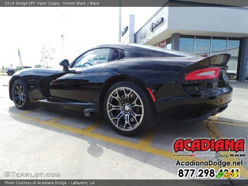 Venom Black / Black 2014 Dodge SRT Viper Coupe