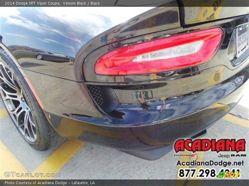 Venom Black / Black 2014 Dodge SRT Viper Coupe
