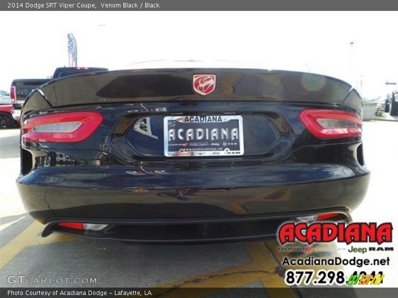 Venom Black / Black 2014 Dodge SRT Viper Coupe