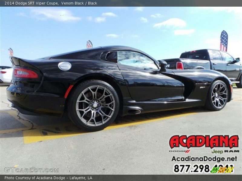 Venom Black / Black 2014 Dodge SRT Viper Coupe