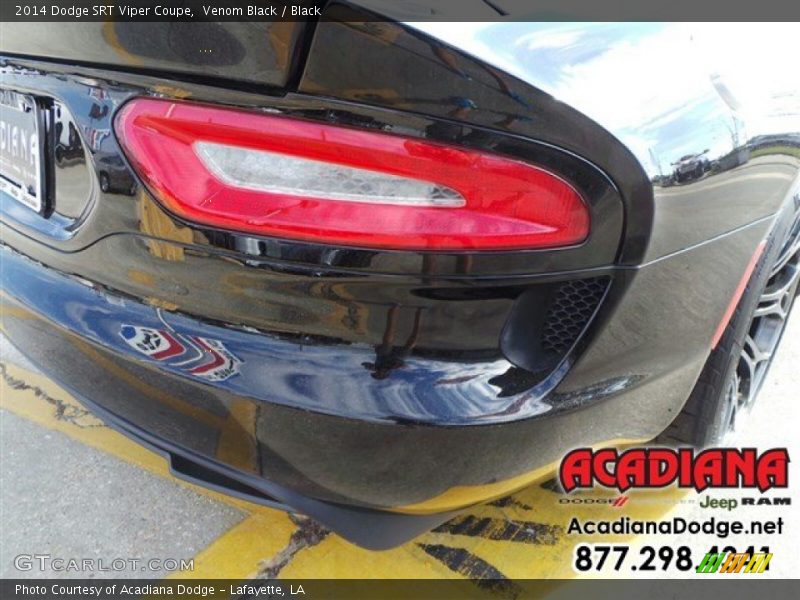 Venom Black / Black 2014 Dodge SRT Viper Coupe