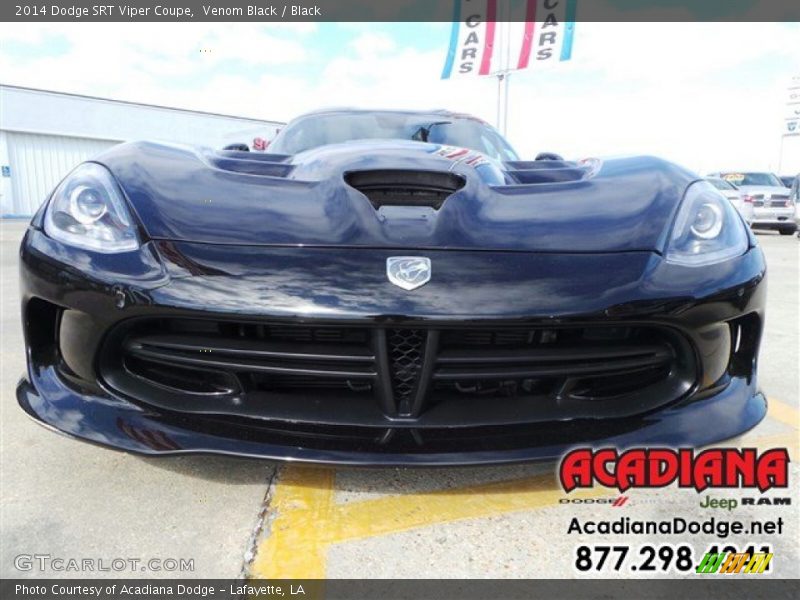 Venom Black / Black 2014 Dodge SRT Viper Coupe