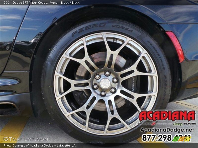 Venom Black / Black 2014 Dodge SRT Viper Coupe