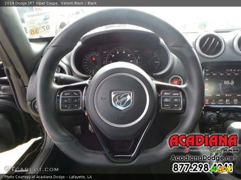 Venom Black / Black 2014 Dodge SRT Viper Coupe