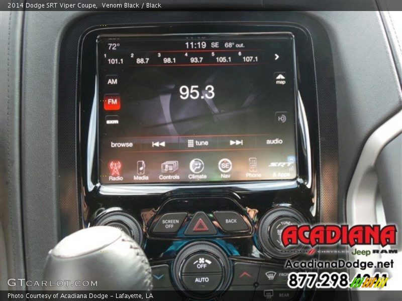 Venom Black / Black 2014 Dodge SRT Viper Coupe