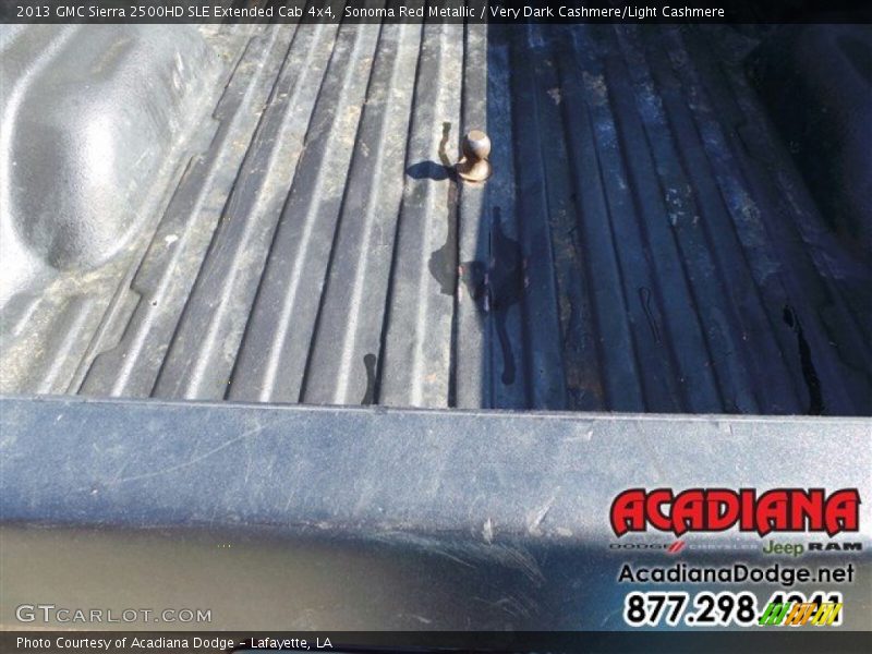 Sonoma Red Metallic / Very Dark Cashmere/Light Cashmere 2013 GMC Sierra 2500HD SLE Extended Cab 4x4