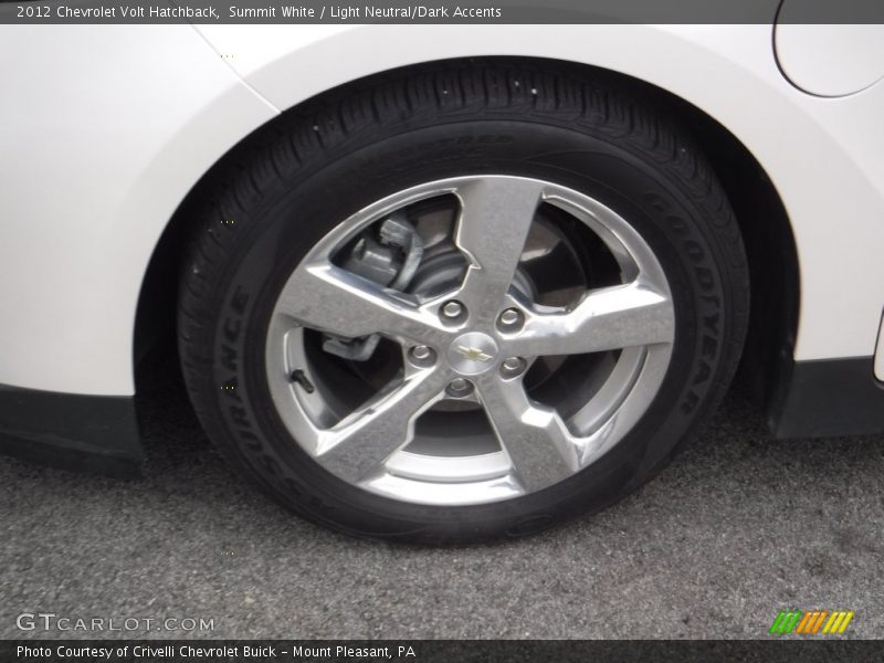 Summit White / Light Neutral/Dark Accents 2012 Chevrolet Volt Hatchback