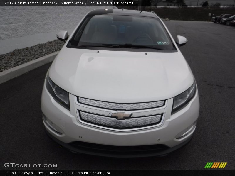 Summit White / Light Neutral/Dark Accents 2012 Chevrolet Volt Hatchback