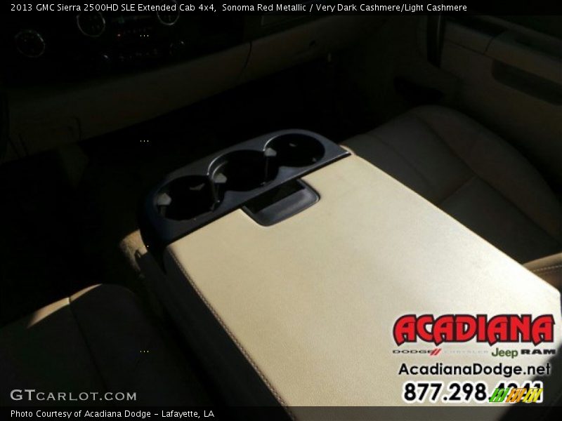 Sonoma Red Metallic / Very Dark Cashmere/Light Cashmere 2013 GMC Sierra 2500HD SLE Extended Cab 4x4