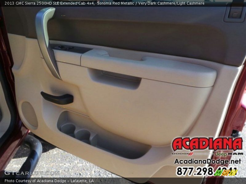 Sonoma Red Metallic / Very Dark Cashmere/Light Cashmere 2013 GMC Sierra 2500HD SLE Extended Cab 4x4
