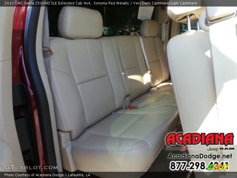 Sonoma Red Metallic / Very Dark Cashmere/Light Cashmere 2013 GMC Sierra 2500HD SLE Extended Cab 4x4