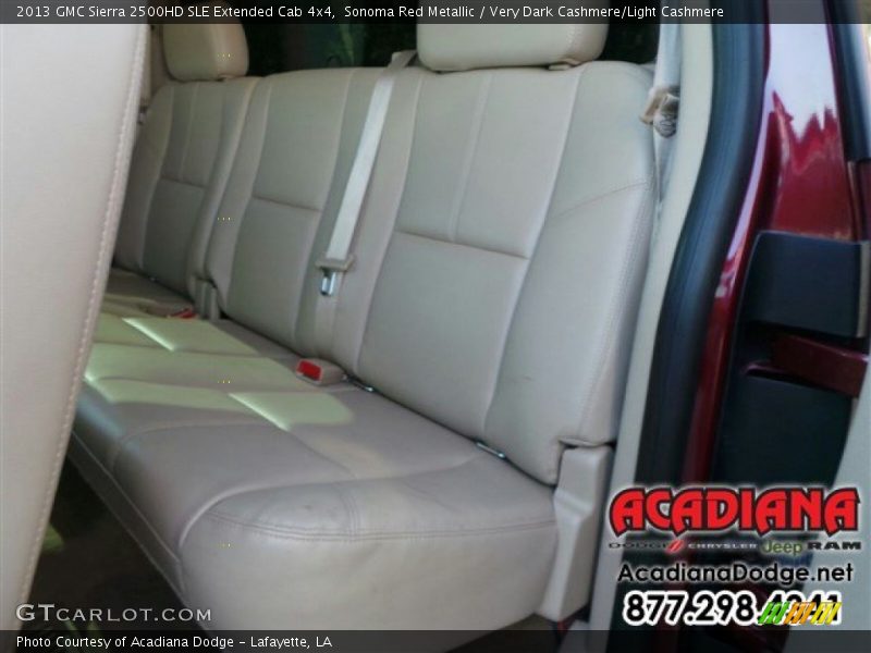 Sonoma Red Metallic / Very Dark Cashmere/Light Cashmere 2013 GMC Sierra 2500HD SLE Extended Cab 4x4