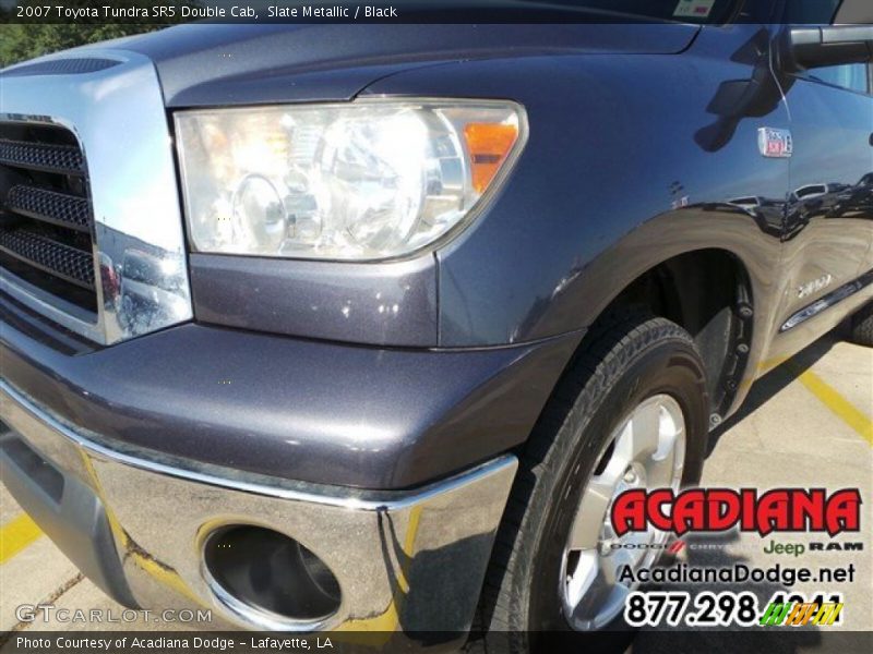 Slate Metallic / Black 2007 Toyota Tundra SR5 Double Cab