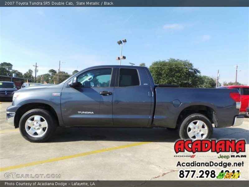 Slate Metallic / Black 2007 Toyota Tundra SR5 Double Cab