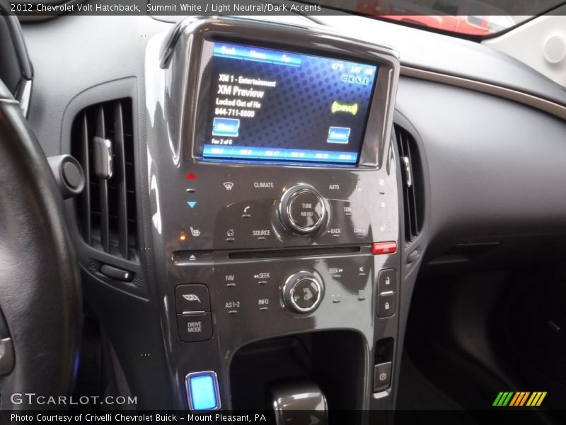 Summit White / Light Neutral/Dark Accents 2012 Chevrolet Volt Hatchback