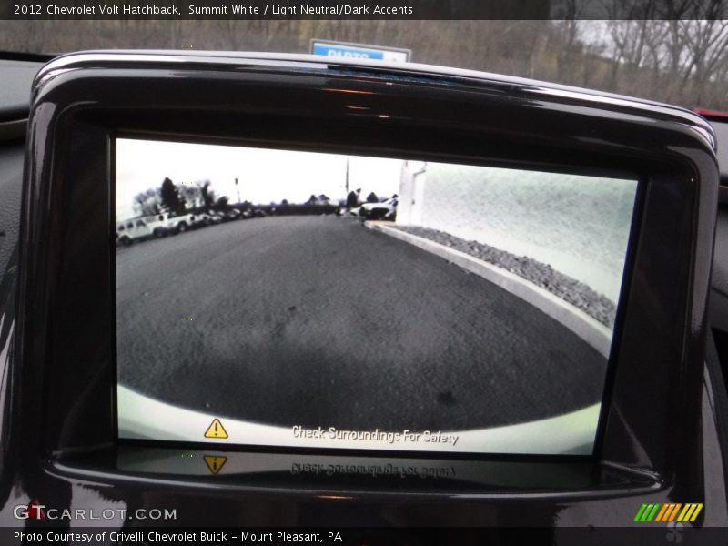 Summit White / Light Neutral/Dark Accents 2012 Chevrolet Volt Hatchback