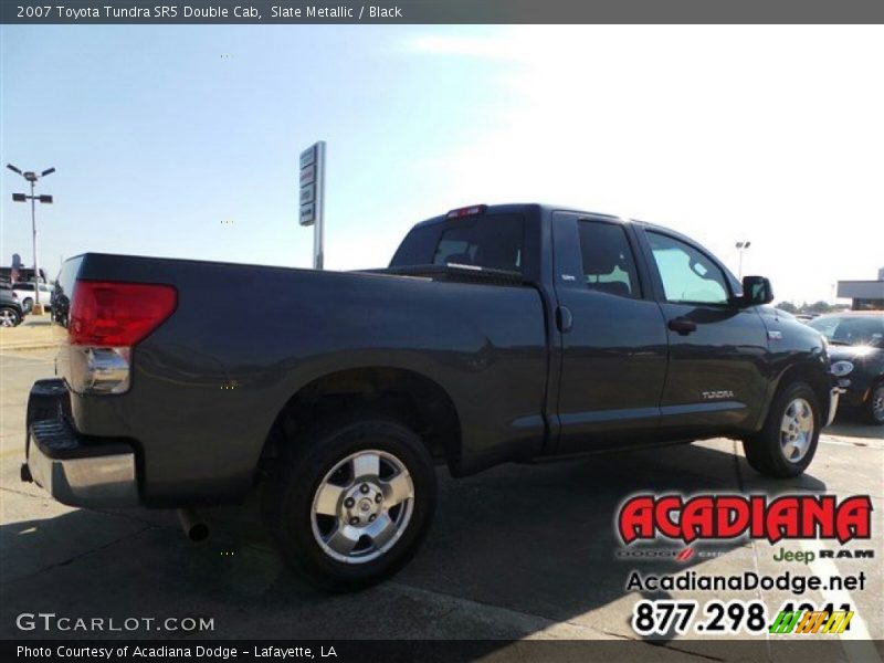 Slate Metallic / Black 2007 Toyota Tundra SR5 Double Cab