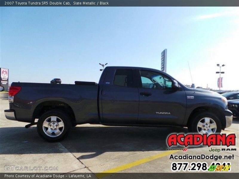 Slate Metallic / Black 2007 Toyota Tundra SR5 Double Cab