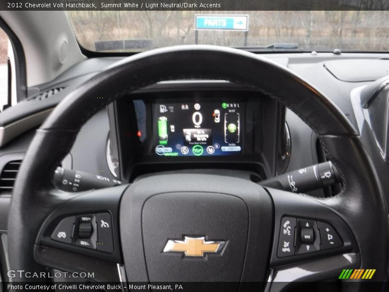 Summit White / Light Neutral/Dark Accents 2012 Chevrolet Volt Hatchback