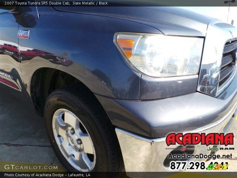 Slate Metallic / Black 2007 Toyota Tundra SR5 Double Cab
