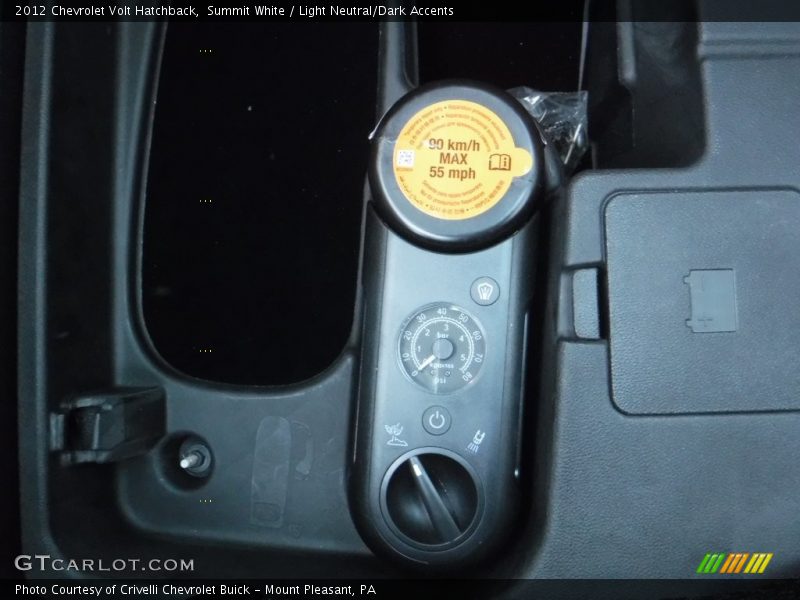 Summit White / Light Neutral/Dark Accents 2012 Chevrolet Volt Hatchback