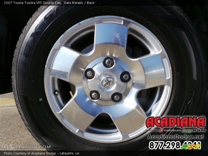 Slate Metallic / Black 2007 Toyota Tundra SR5 Double Cab