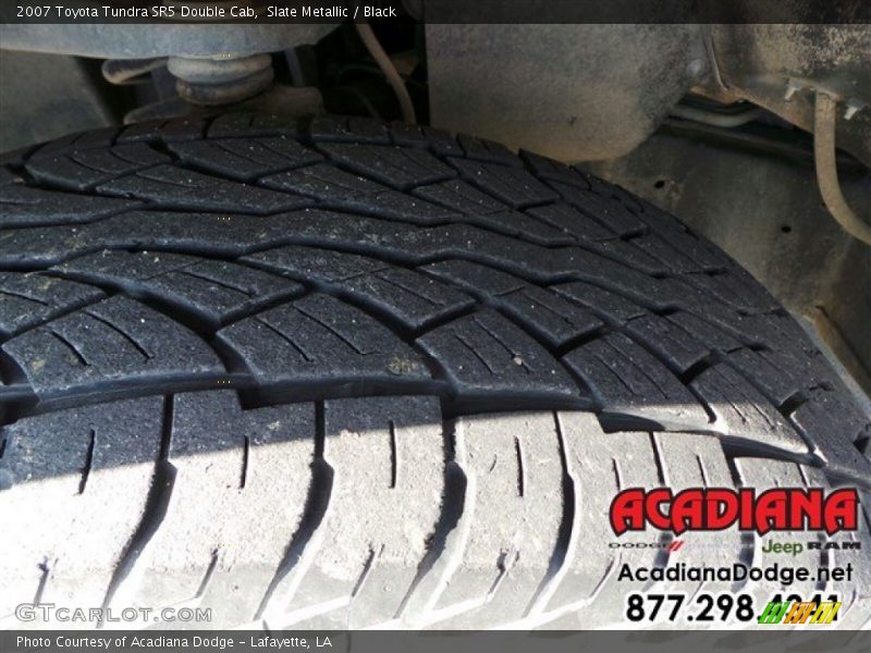 Slate Metallic / Black 2007 Toyota Tundra SR5 Double Cab
