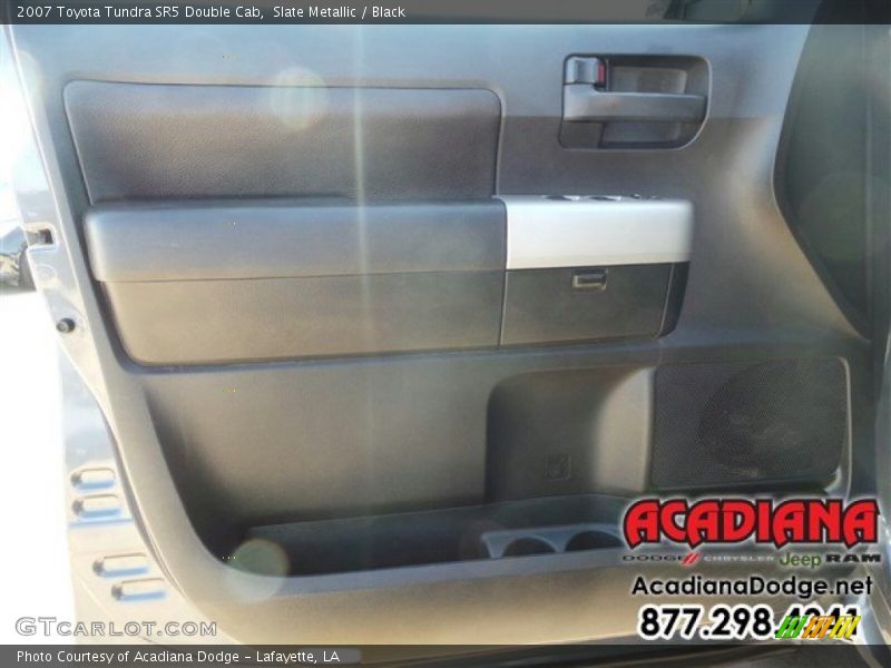 Slate Metallic / Black 2007 Toyota Tundra SR5 Double Cab