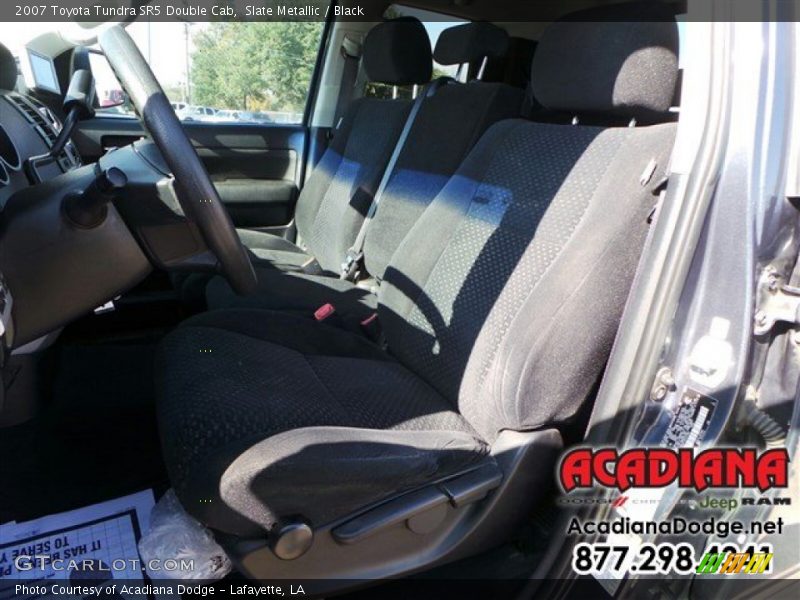 Slate Metallic / Black 2007 Toyota Tundra SR5 Double Cab