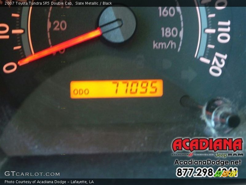 Slate Metallic / Black 2007 Toyota Tundra SR5 Double Cab