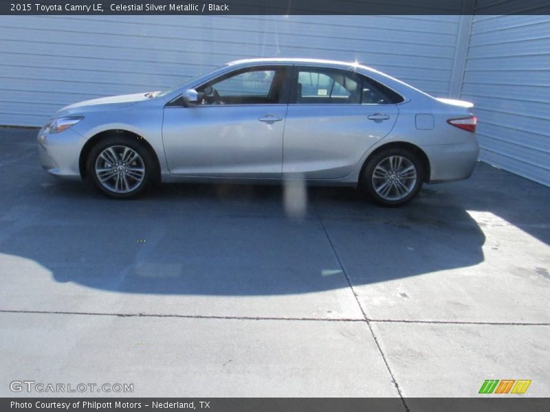 Celestial Silver Metallic / Black 2015 Toyota Camry LE