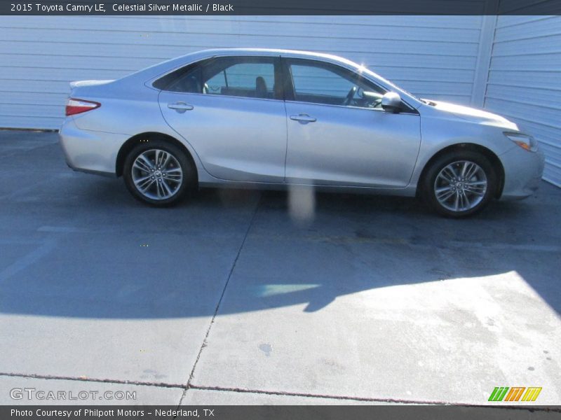 Celestial Silver Metallic / Black 2015 Toyota Camry LE