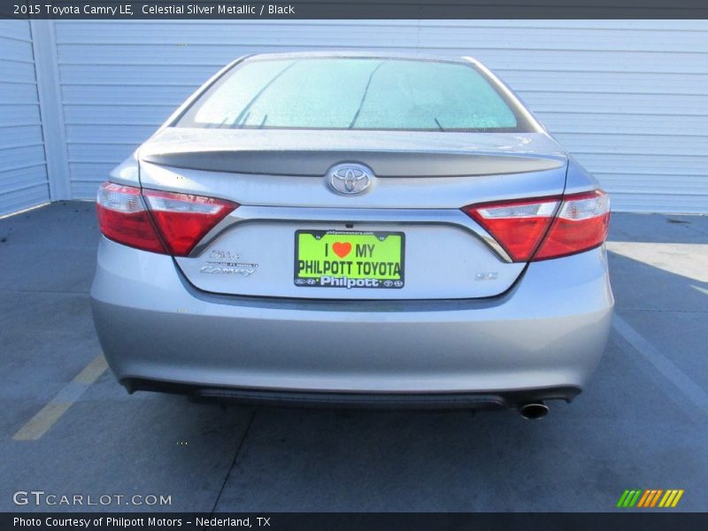 Celestial Silver Metallic / Black 2015 Toyota Camry LE